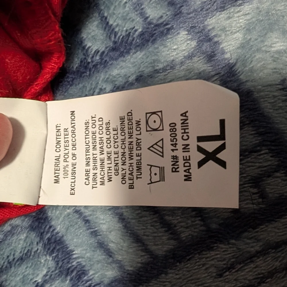 Unique Petz Love Red Lightweight Dog Shirt Size XL (EUC)
